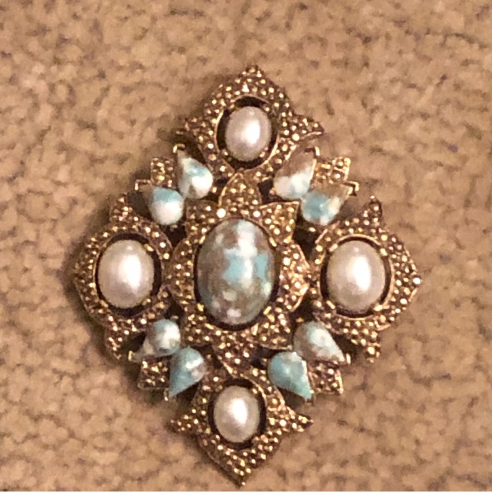 1960's Large Vintage Sarah Coventry Brooch Pendant - Picture 5 of 9